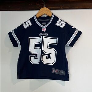NFL Nike Cowboys Kids #55 Jersey- Size 4